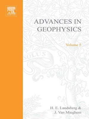 cover image of Advances in Geophysics